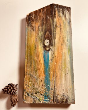 HOLZBILD mit einem Engel